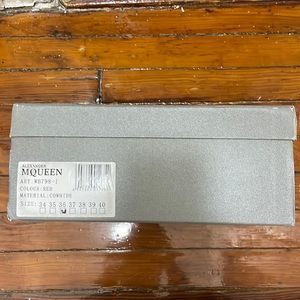 Alexander McQueen empty shoe box